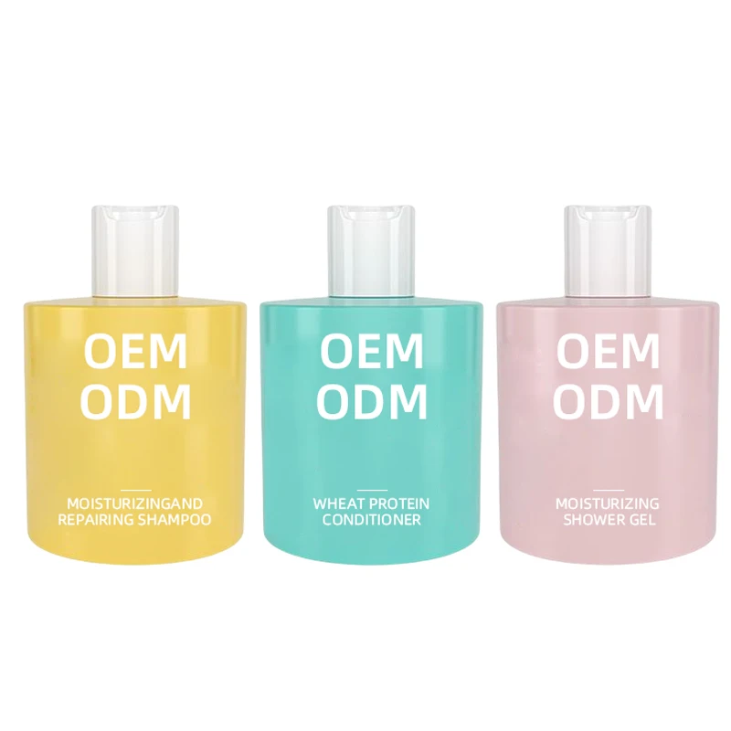 Private Label  Amino Acid Wash And Care Set Custom Bath Moisturizing Shower Gel With Shampoo