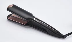 amazon hot sale Private Label  2 in 1 straightening iron 2 inch wide professional flat irons infrared hair straightener