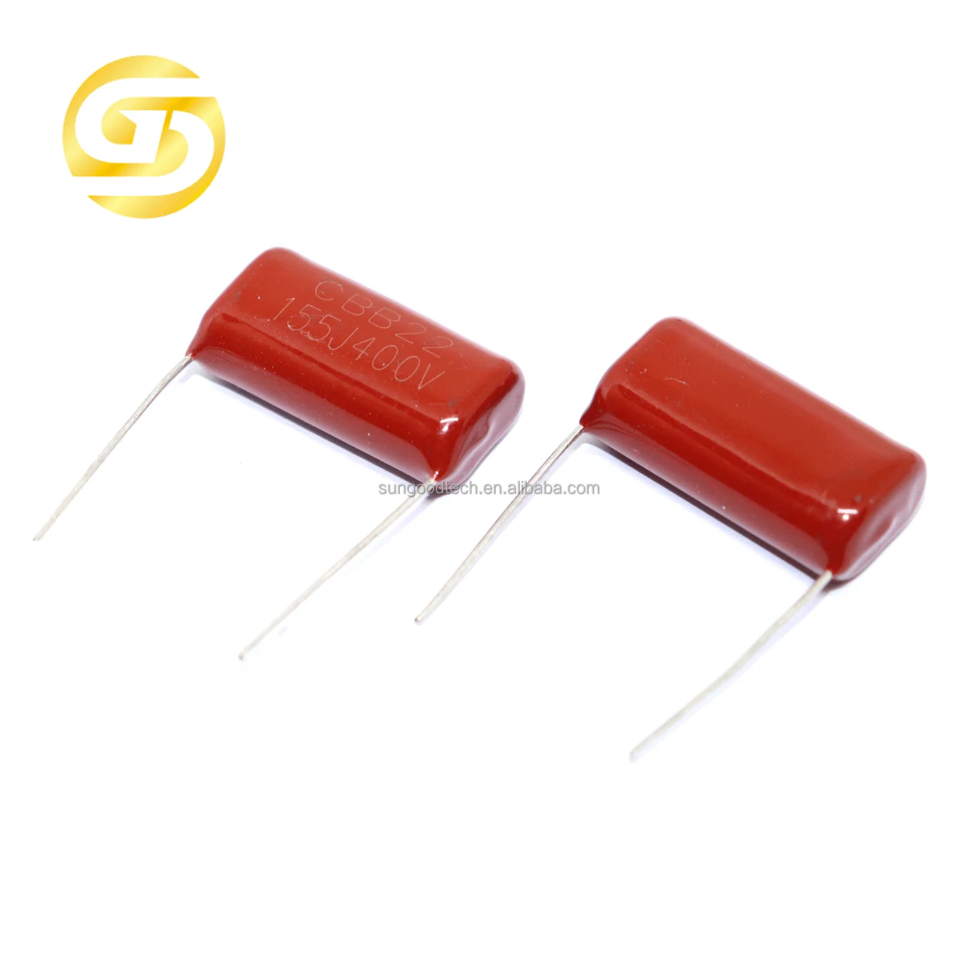 Polyester film capacitor CBB22 155J 400V 400V1.5UF Pin pitch 25mm 1.5MFD 400V