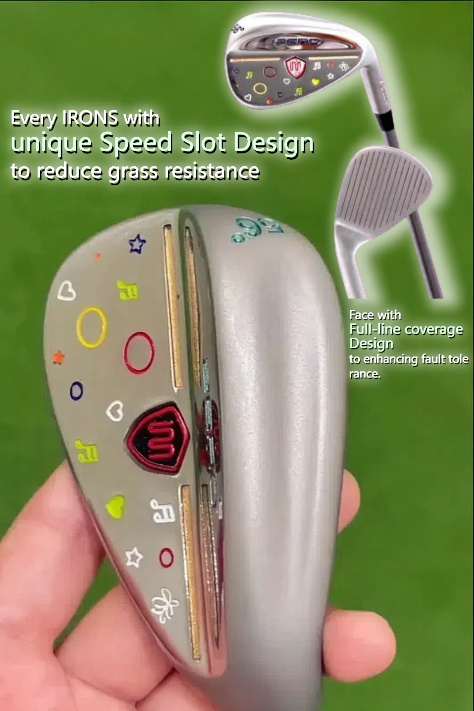 Mini High Quality Lightweight 4-pieces Graphite Golf Set USKIDS Children Personalized Pattern Costom Youth/Women/Beginners