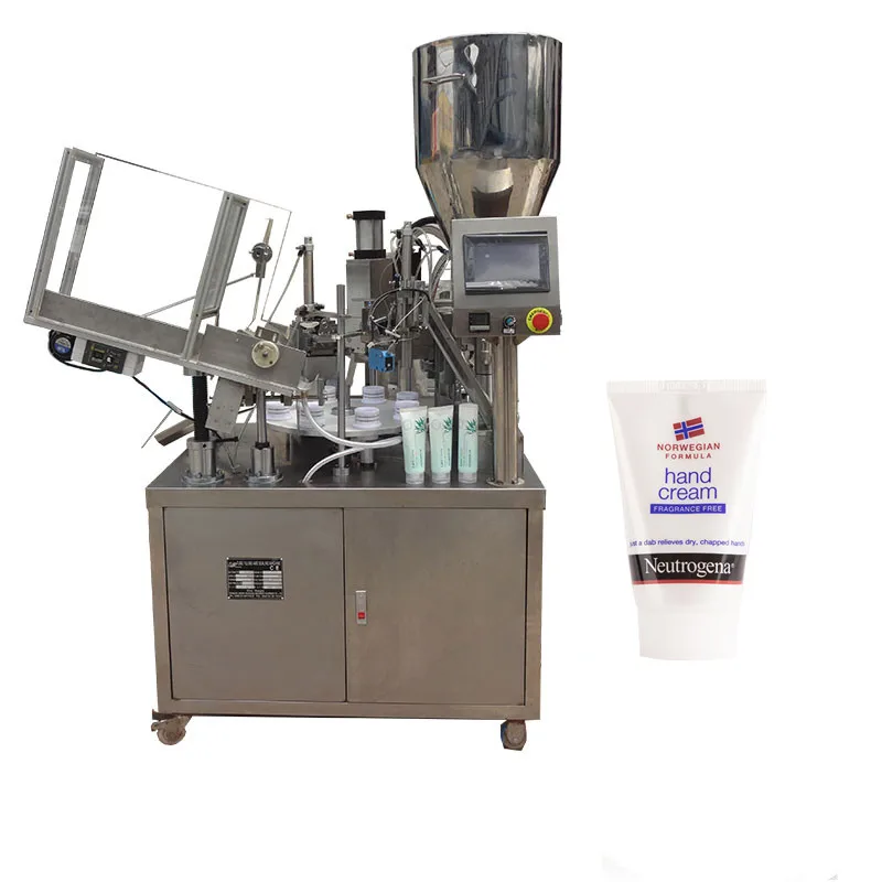 Автоматическая многоцелевая пластиковая Косметическая крем-паста для лосьона, машина для наполнения и запечатывания мягких трубок
