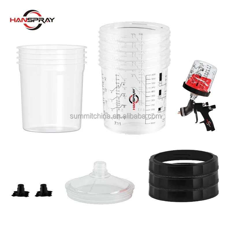 Auto Mixing Cup Small Mini Airless Paint Sprayer Cup paint system spray cups paint
