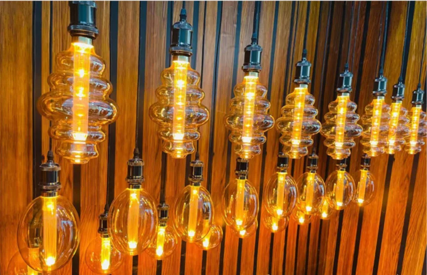 AC65-265v 3 Вт E27 теплый белый edison брелок в виде тыквы для пчелиных сот Ретро светодиодные лампы накаливания