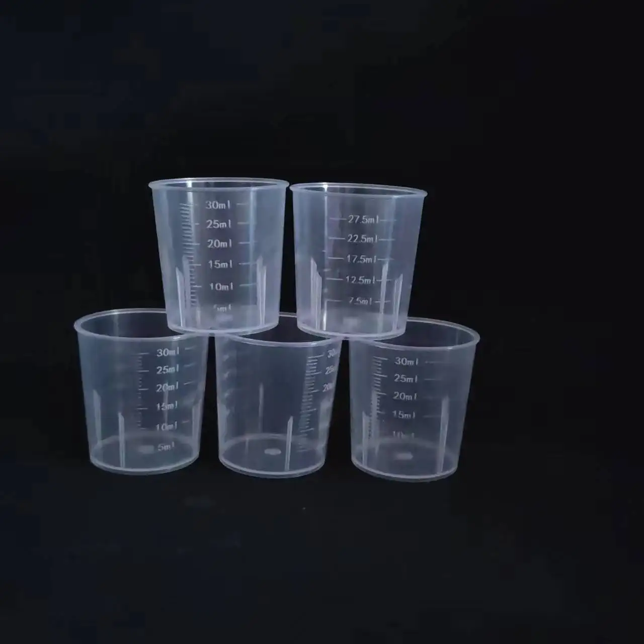 15ml 20ml 30ml measuring cup transparent plastic measuring cup