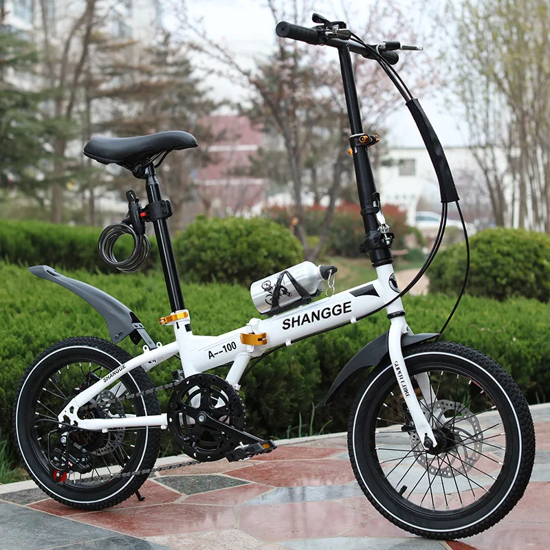20' 6 speed foldable bicycle/hot sale mini road bicycle/full suspension light folding bikes downhill mountainbike for students