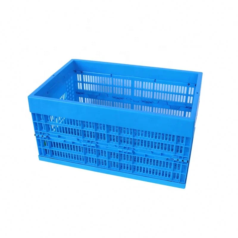 Foldable Type Basket Plastic Crates With Handle Price In Qingdao Supplier