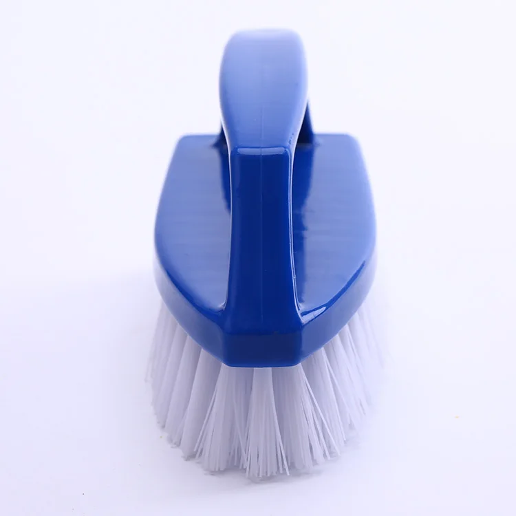Wholesale Factory Household Heavy Duty Iron Shaped Plastic Holder Wirehaire Nylon Cleaning Brush For Washing Clothes Shoes Floor