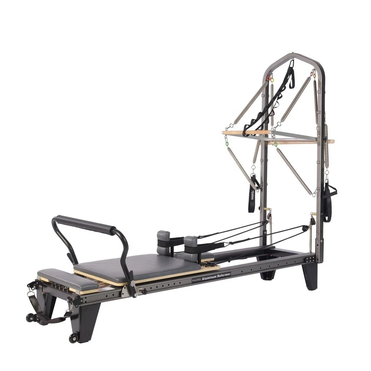 Aluminum Reformer Pilates Bed Aluminum Alloy Full Track Semi-elevated Aluminum Pilates Reformer With Tower Pilates Machine