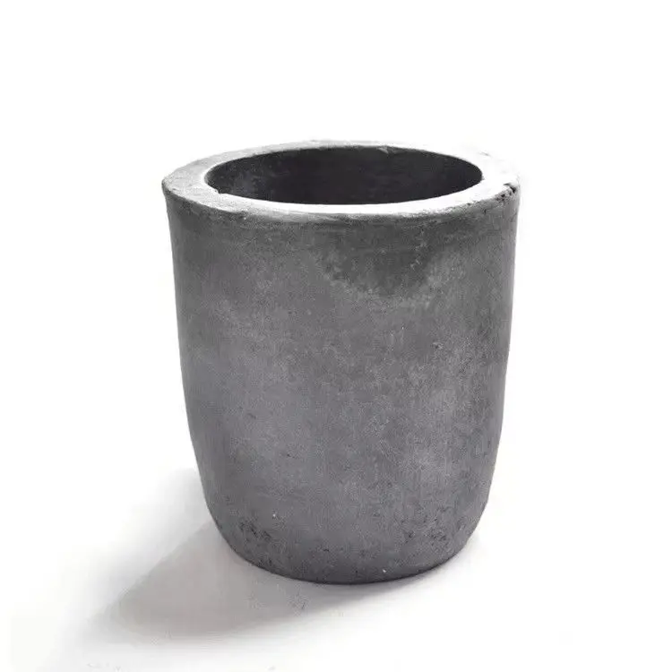 High-temperature resistant gold and silver smelting laboratory finely processed high-purity graphite crucible