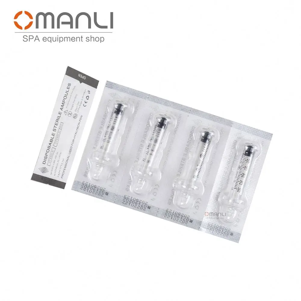 High Pressure Lip Filler 0.3Ml 0.5Ml Hyaluronic Pen Hyaluronic Ampule Tip Converter