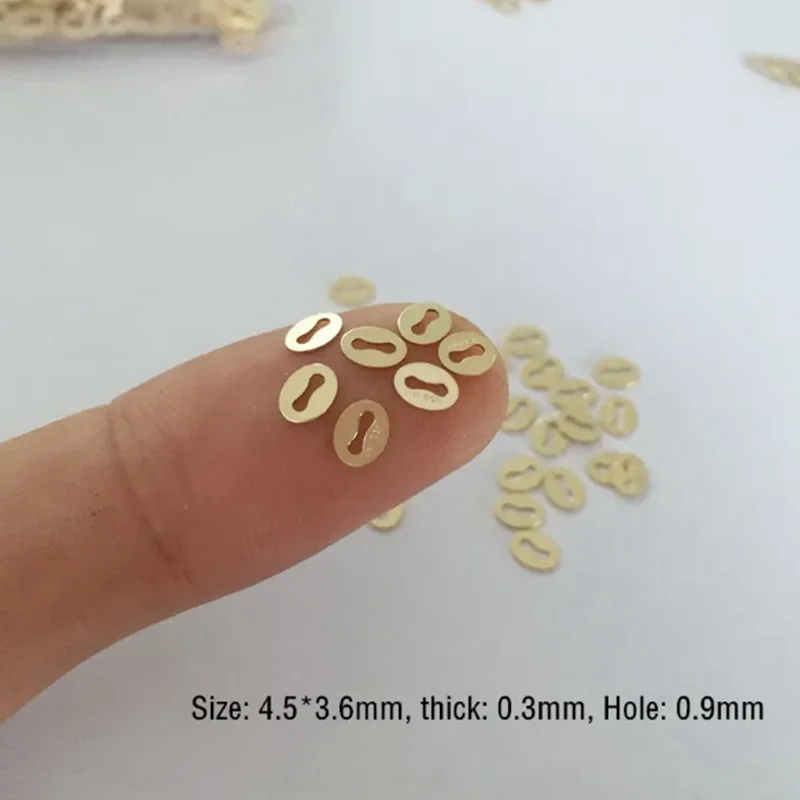 Luxury Jewelry 14K Gold Filled Connector Charms Tags for Bracelet Making DIY Craft Components