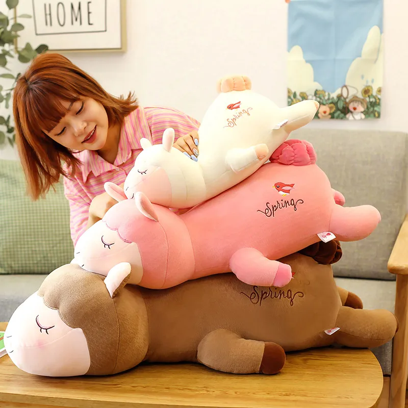 OEM ODM High Quality Promotional Alpaca Cartoon Plush Doll Plush Toys Customized Plush Toys Direct Sales