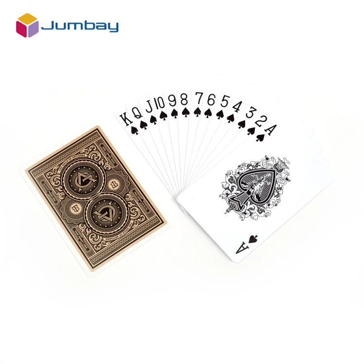 Professional Personal Customization Custom Ad Playing Card German Black Core Poker Card German Paper Poker Cards