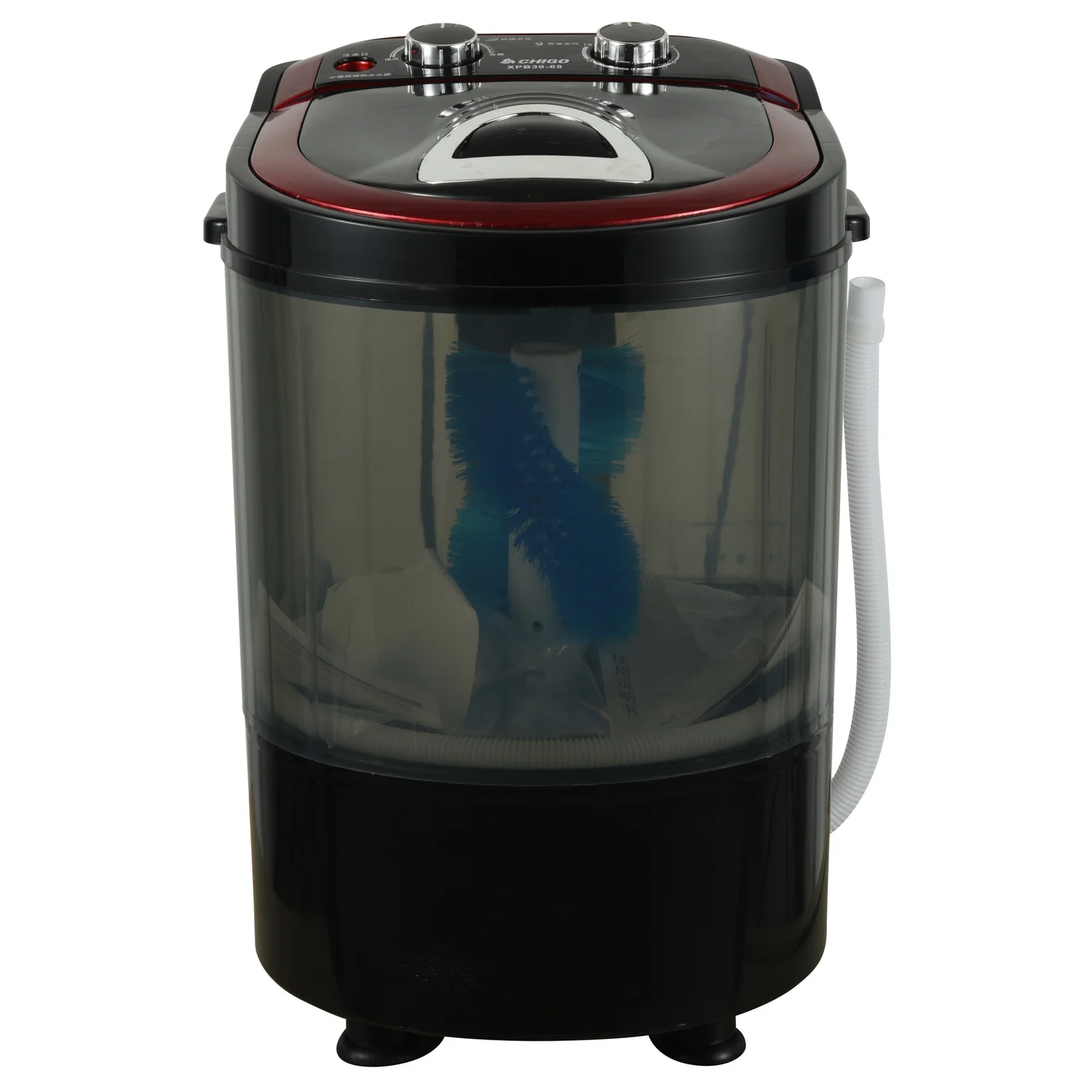 3kg mini portable washing machine with shoe brush