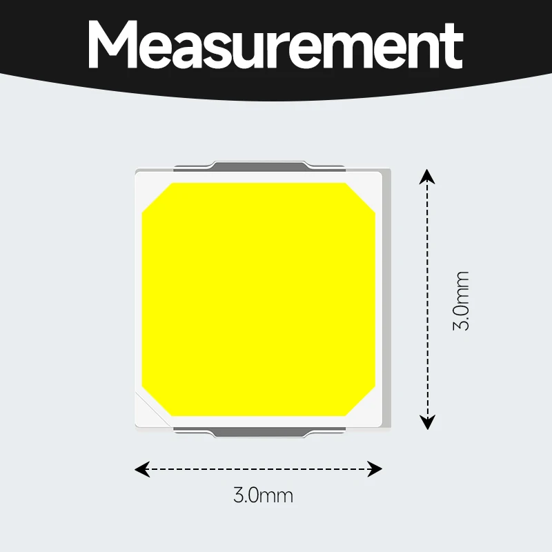 Высокоэффективная светодиодная микросхема Samsung LM 301h с высоким содержанием PPE umol/J 3030 SMD 0 5 Вт 1 3 белого янтарного цвета для освещения роста растений