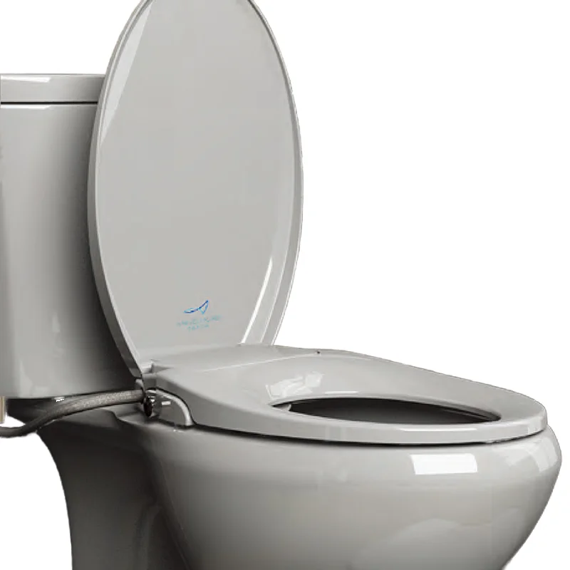 American Universal Toilet Seat Dual Nozzle Toilet Seat With Self Cleaning Plastic Non-Electric Bidet Toilet Seat Cove