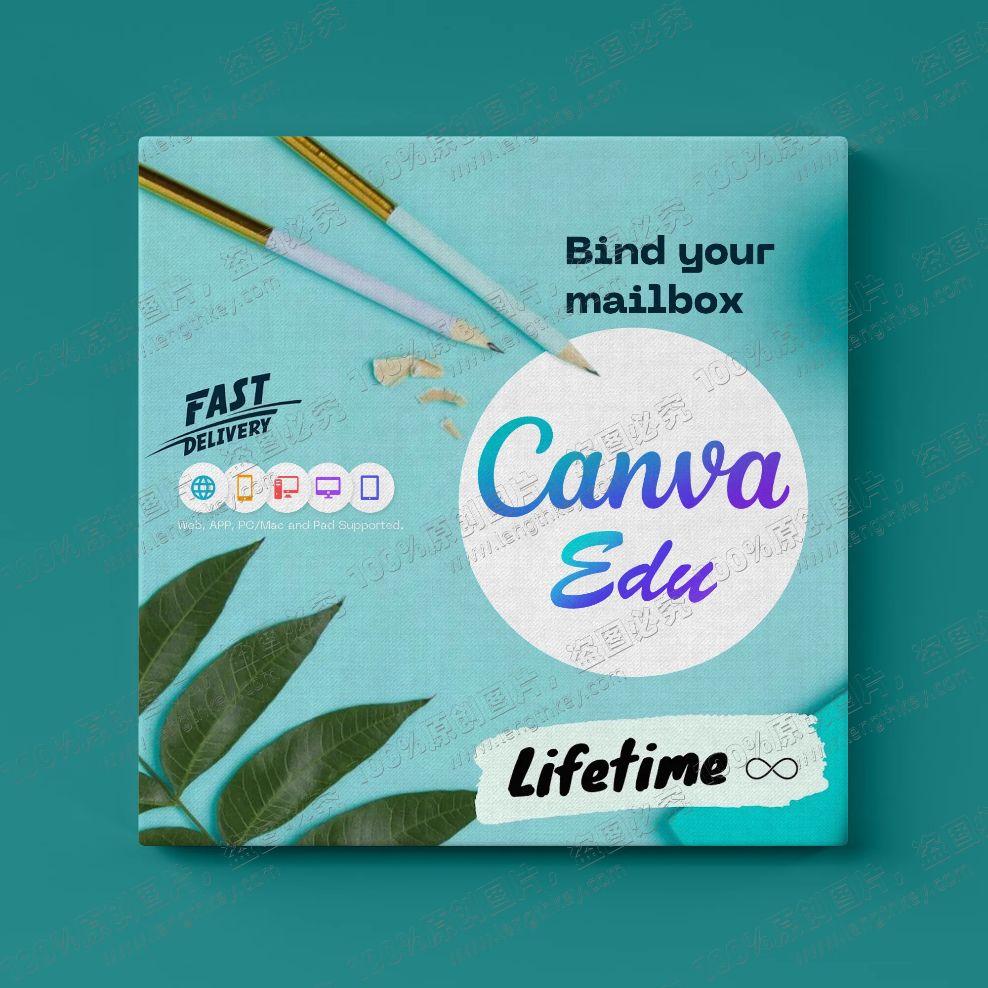 Canva Edu Private Account Lifetime Official Genuine Original Email Delivery Online Graphic Design Software