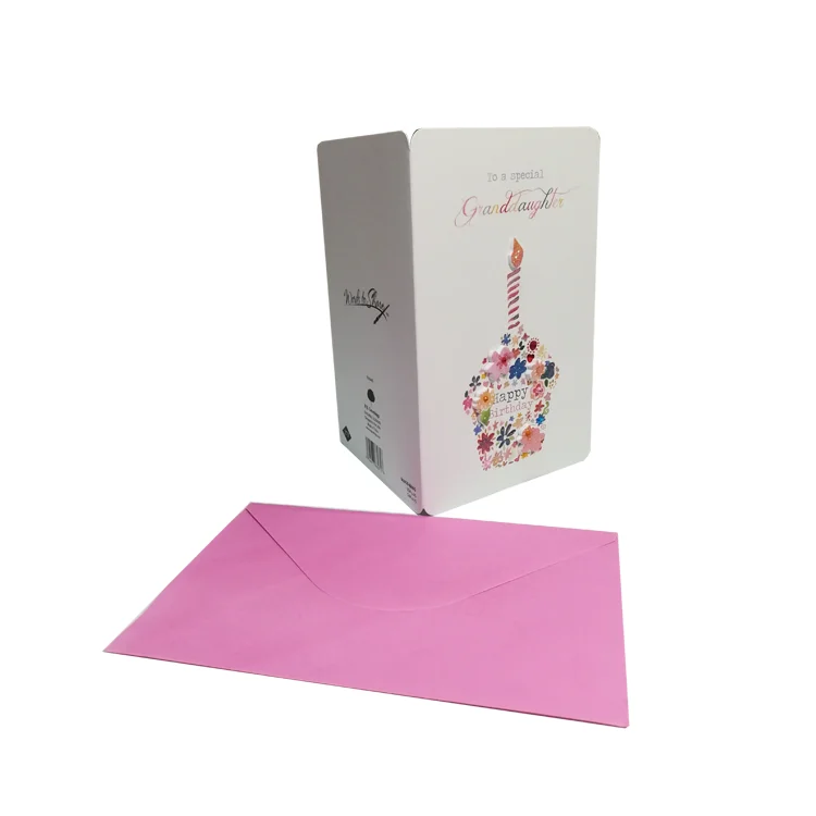 
Fashionable Design Customized Printed Children Cute Pattern Card Greeting Card For Happy Birthday 