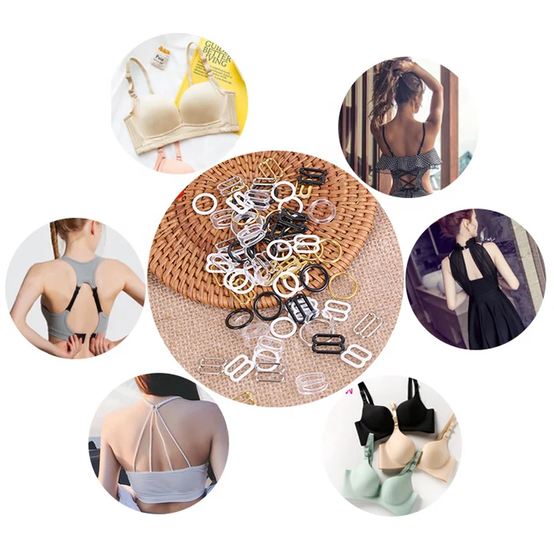 Metal Underwear adjustment buckle strap hook, bra buckle bikini swimwear buckle