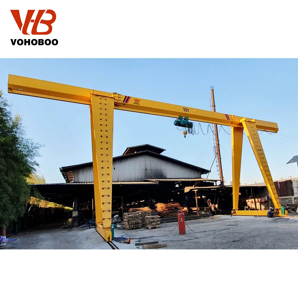 Professional Factory 4 Wheels Gantry Crane 2 Ton  Small Electric Gantry Crane