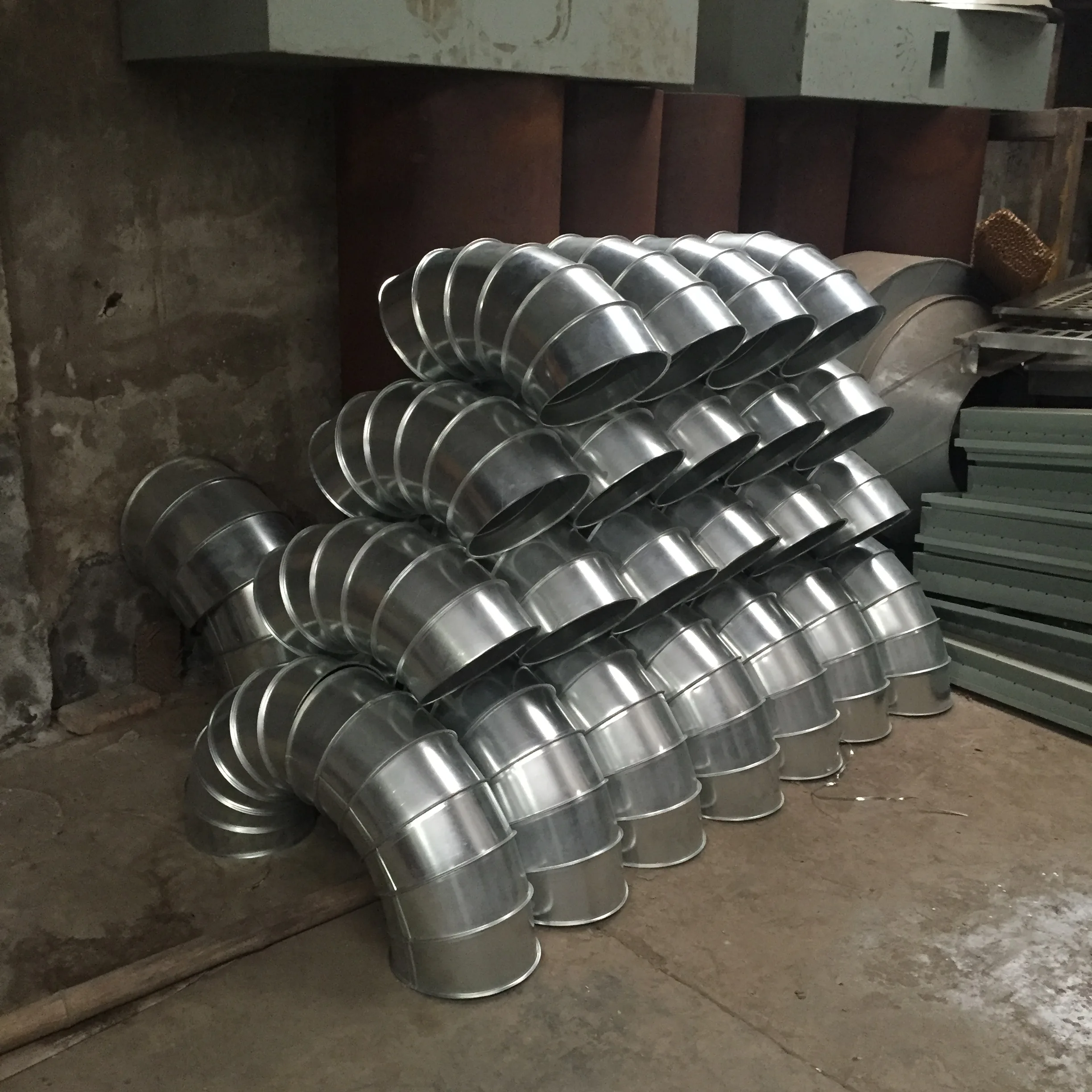 Hydraulic automatic spiral elbow cold gorelocker lock forming making machine