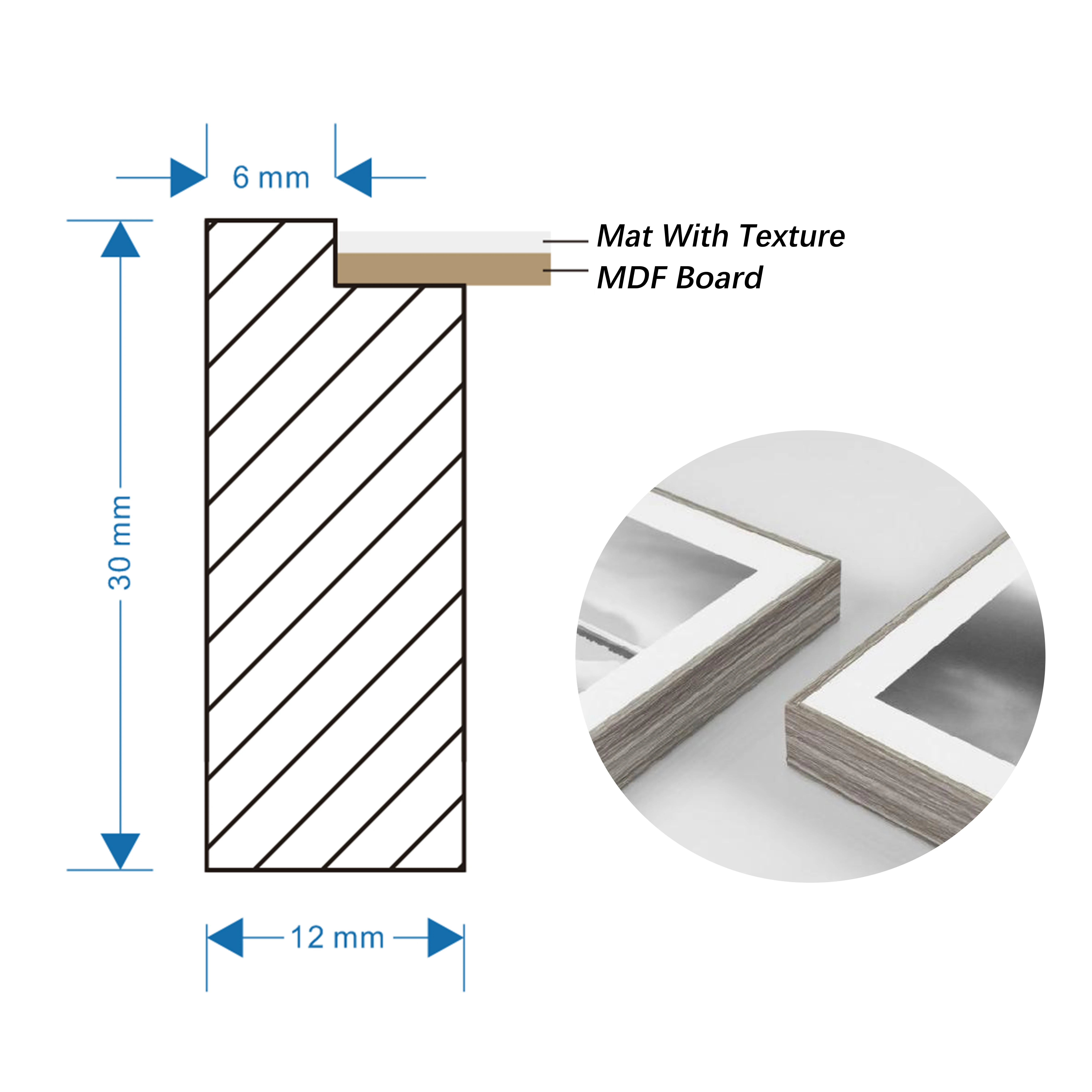 Modern Design Abstract Paintings Black And White Minimalist Line Woman Wood Framed Wall Art