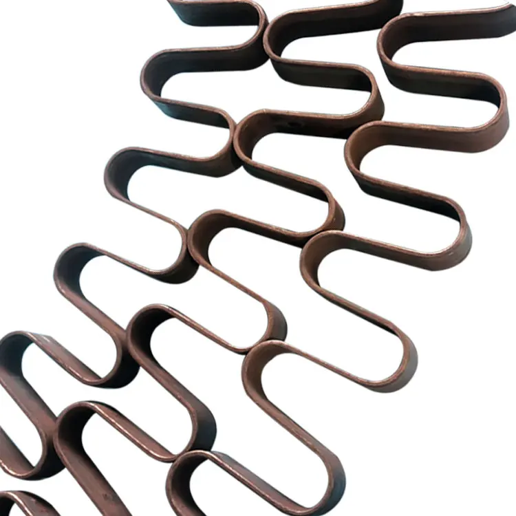 Oxidized heating elements made of  Aluchrom-O  flat wire 0Cr25Al5 flat wire FeCrAl25/5