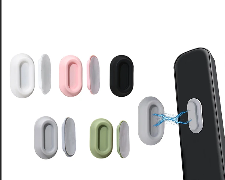 Magnetic Remote Control Holder Wall Mount Self-Adhesive Remote Control Organizers Storage for Air Conditioner and Charger Holder