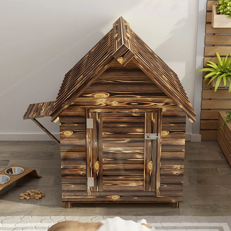 Luxury Modern Outdoor Waterproof Wooden Dog Cages Pet Houses