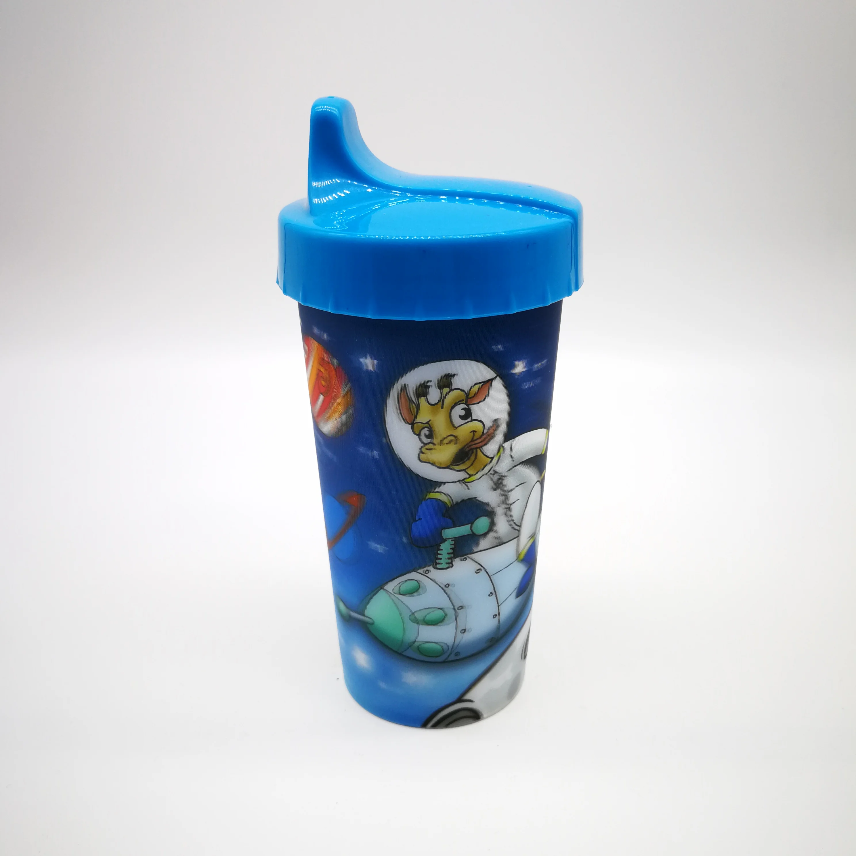 Holiday Gift Promotion Custom Plastic Lenticular Cup Custom Logo Custom Kids Plastic Cups With Lid