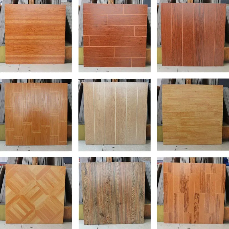 Brown Whole-body Straight Edges 150x900mm Wood Grain Texture Bedroom Floor Tile Nordic All-porcelain Non-slip Antique Bricks