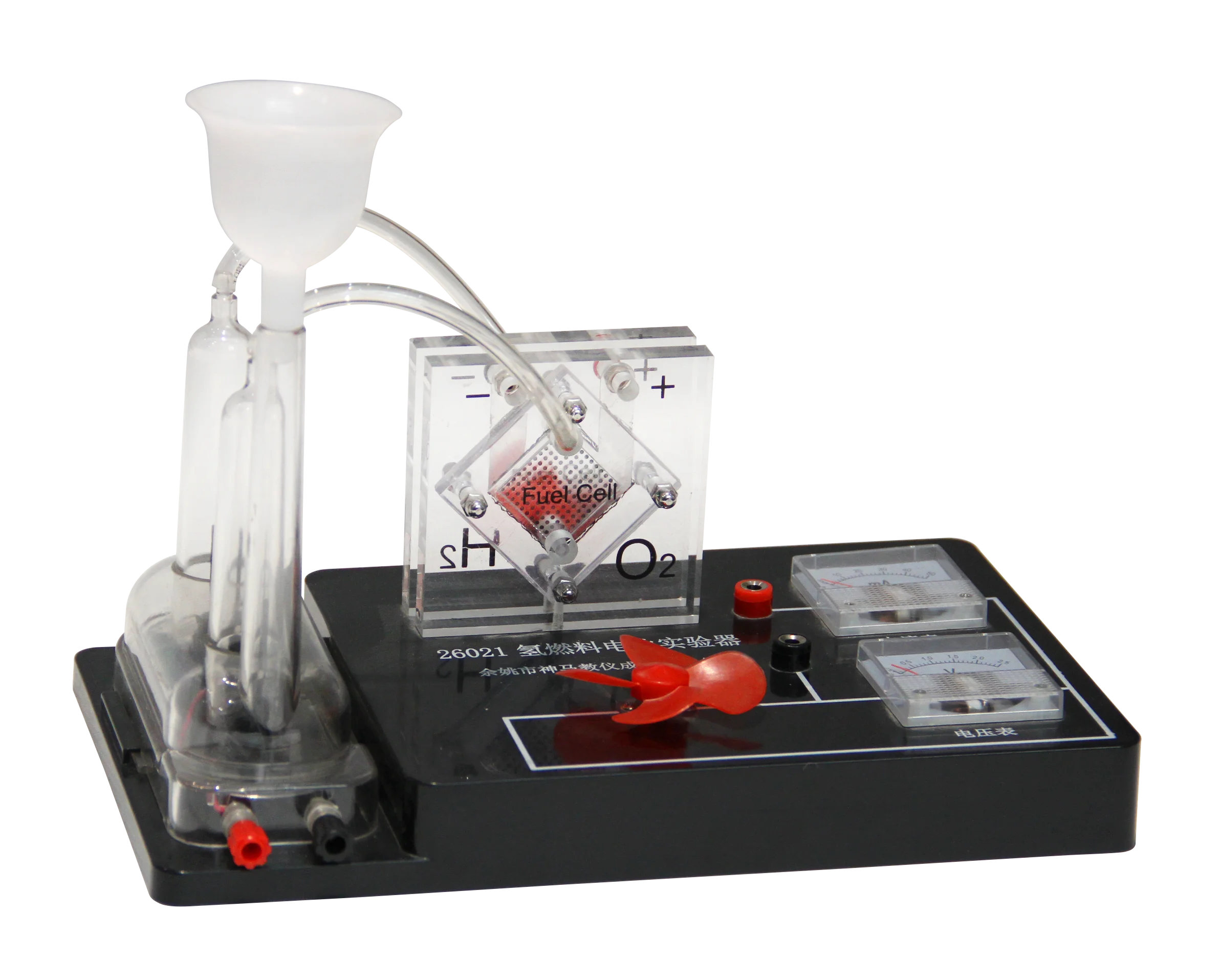 26021 Hydrogen fuel cell experiment device, high school fuel cell PEM Electrolysis of water device, teaching instrument