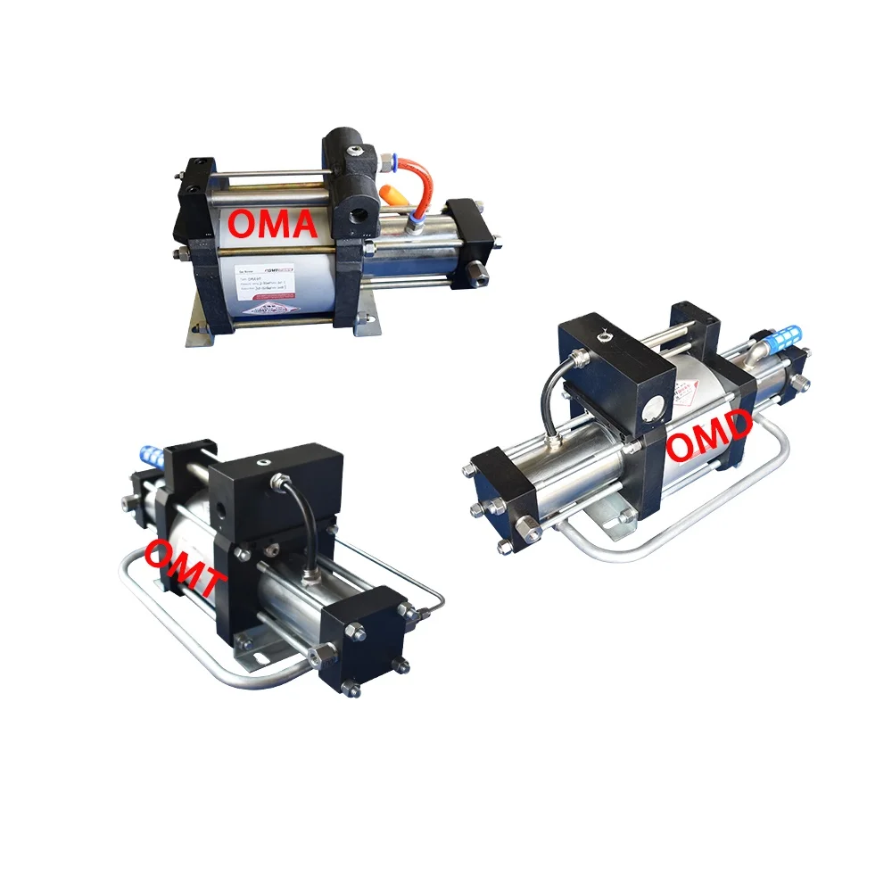 2024 Hot sales ODMT High Pressure Nitrogen Oxygen Hydrogen Air Driven Gas Booster Pump
