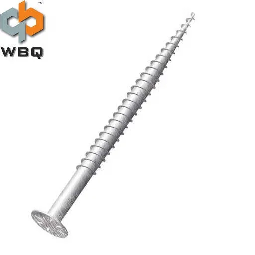 Prefab house, fence, wooden deck pole anchor ground screw pile