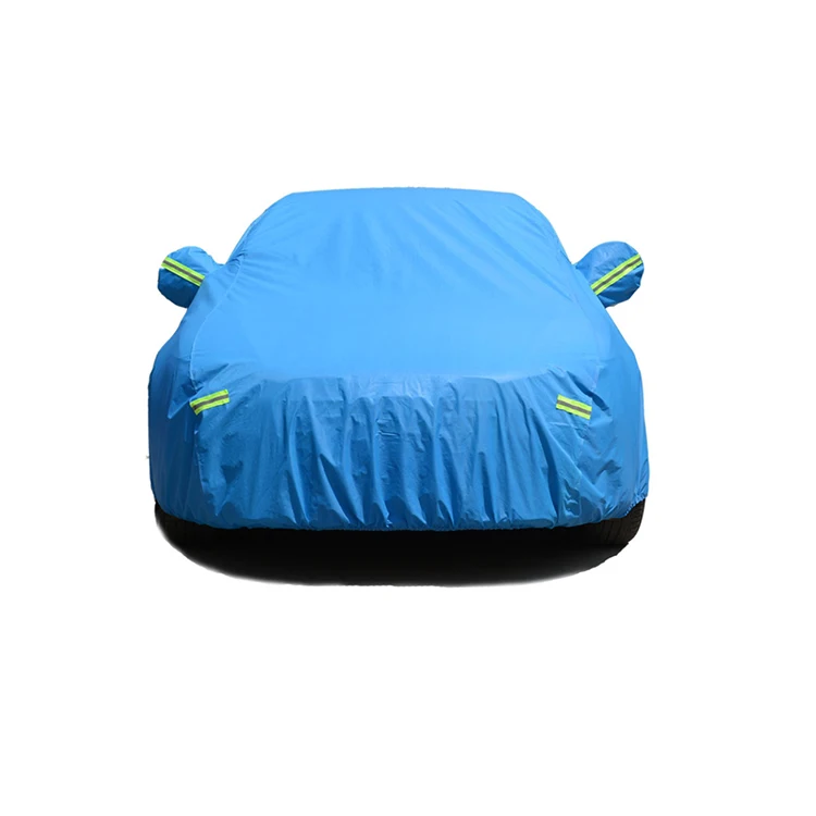 The Source Manufacturer Sells the Custom Size and Logo of Dustproof and Waterproof Outdoor Special Car Cover for Polyester Cars