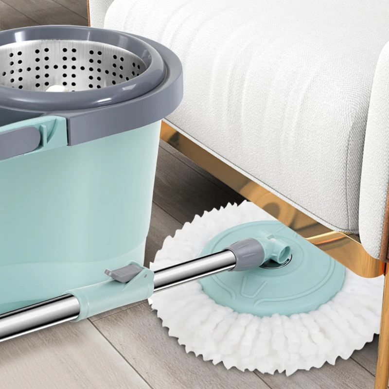 Mop spin microfiber flat rotary mops magic floor cleaner 360 spinning mop sewage separation rotation squeeze bucket