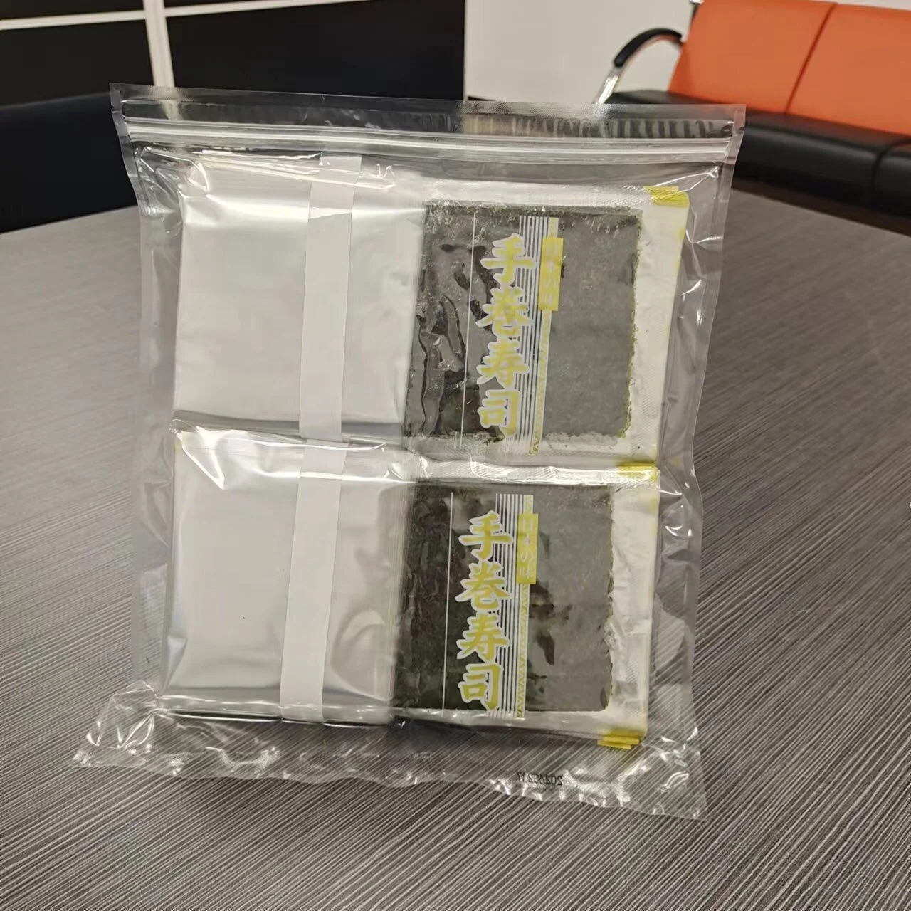 single double wings for hand roll or temaki seaweed plastic film bag wrapper