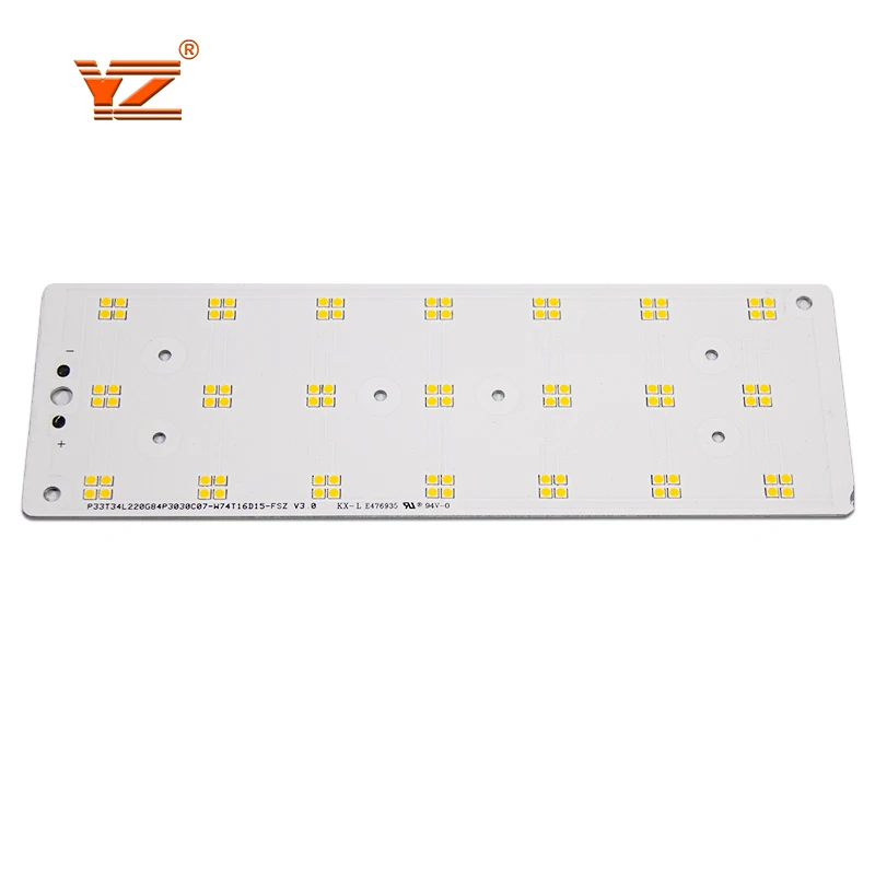 Led pcb producer custom led pcba  ROHS 94V0 aluminum 1OZ copper thickness pcb led module  led boards