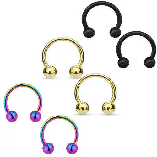 High Quality Dangle Nose Ring Titanium Ring Piercing Fashion Accessories Nose Ring Hiphop Nose Pin Clip