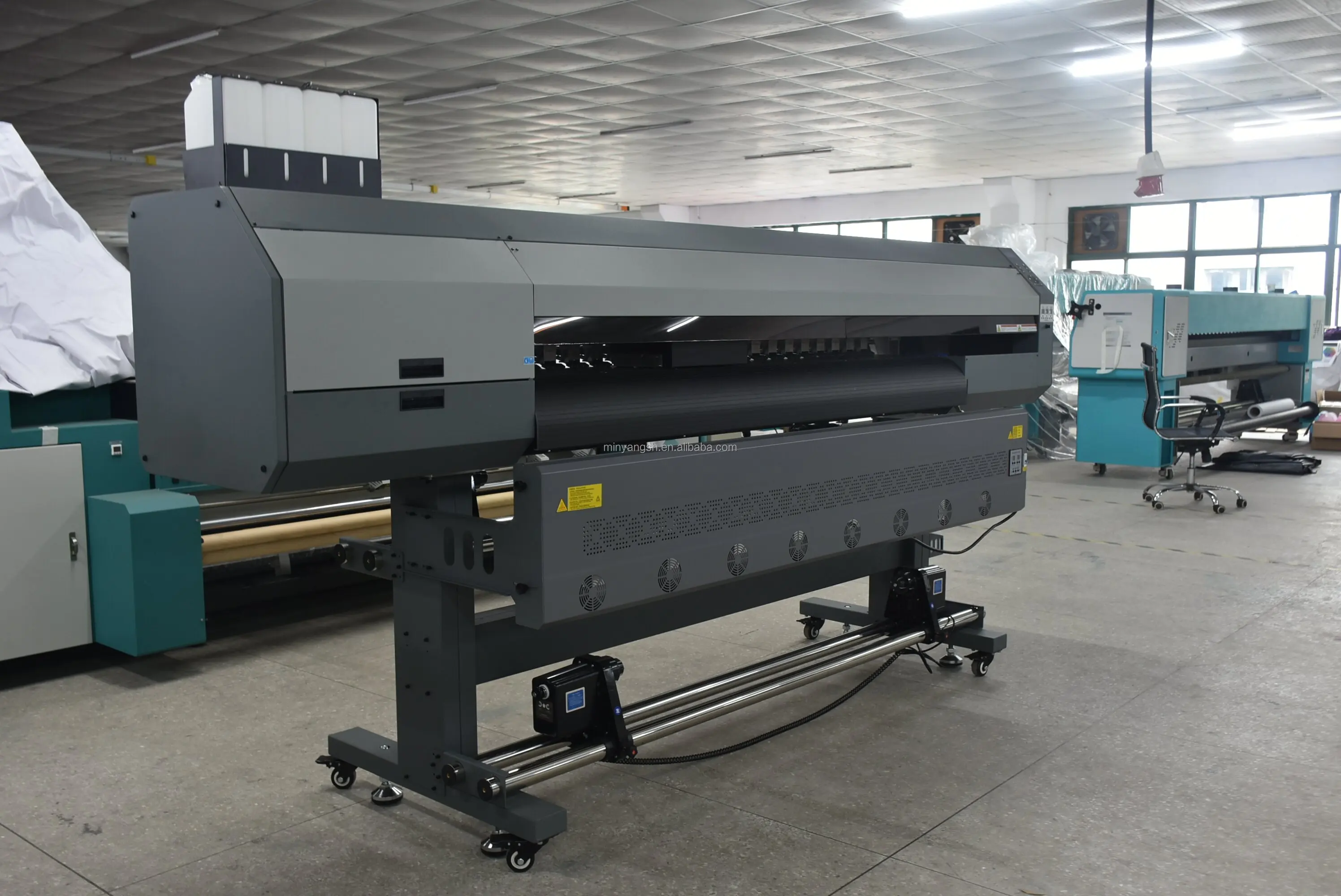 CHALLENGER FY-1804MS I4 1.8M eco solvent printer digital vinyl flex indoor signage printing Inkjet Printer with 4 pcs I3200 E1