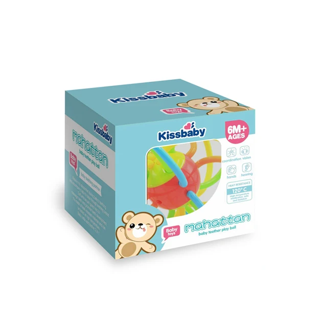 Kidsmelody Amazon hot selling Hot Sale Baby Toys New Infant Soft Rattles funny Toddler Teether Ball