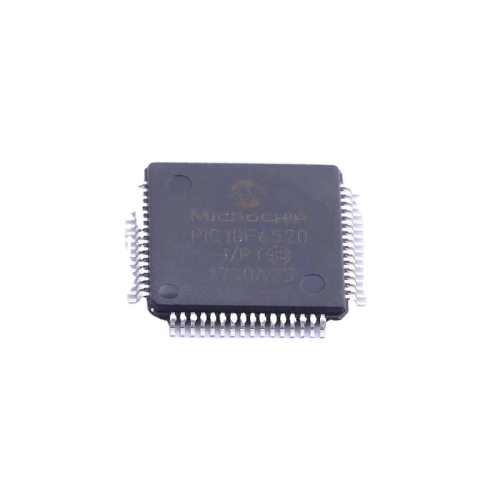 MCU 8 Bit - Flash - PIC18 Family PIC18F65xx Series Microcontrollers - 40 MHz - 32 KB - 2 KB - 64 Pins PIC18F6520-I/PT