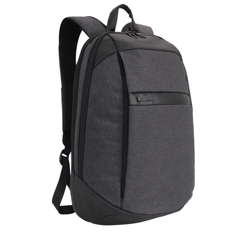 New twill business backpack travel duffel laptop backpack bag for man