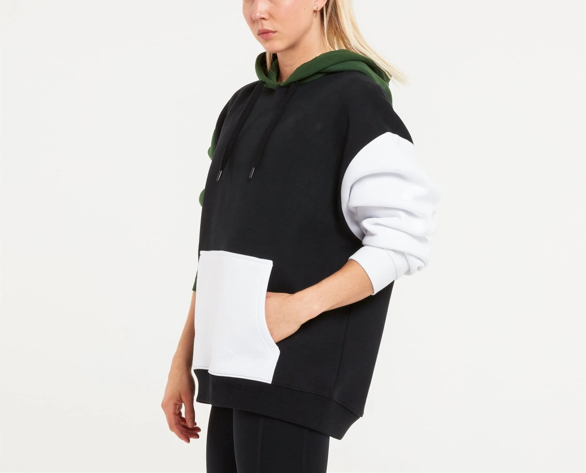 Wholesale custom kangaroo pocket unisex hoodie spring fall high quality cotton competitive price drawstring plain hoodie women