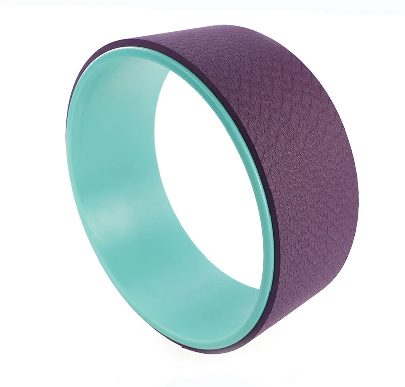 33CM yoga pilates wheel TPERoller Wheel Waist Shape Bodybuilding Yoga Circle Back Bend Dharma Yoga Prop Wheel Backbend Stretch