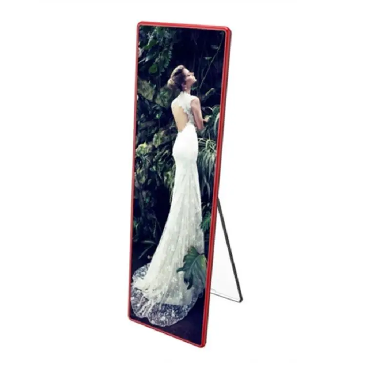 Moveable Indoor P2.59 Mirror LED Screen For Autocar 4S Shop Advertising Display LED Poster Panel