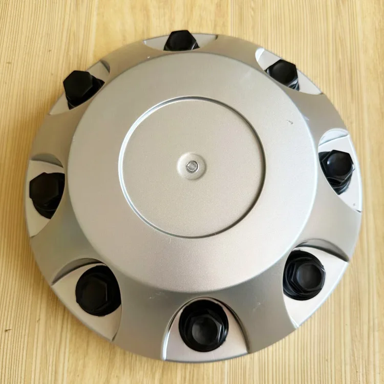 Custom ABS Plastic Logo 260mm Truck 8lugs Wheel Rim Cover Car Exterior Protective Decoration Accessories Wheel Center Hub Caps