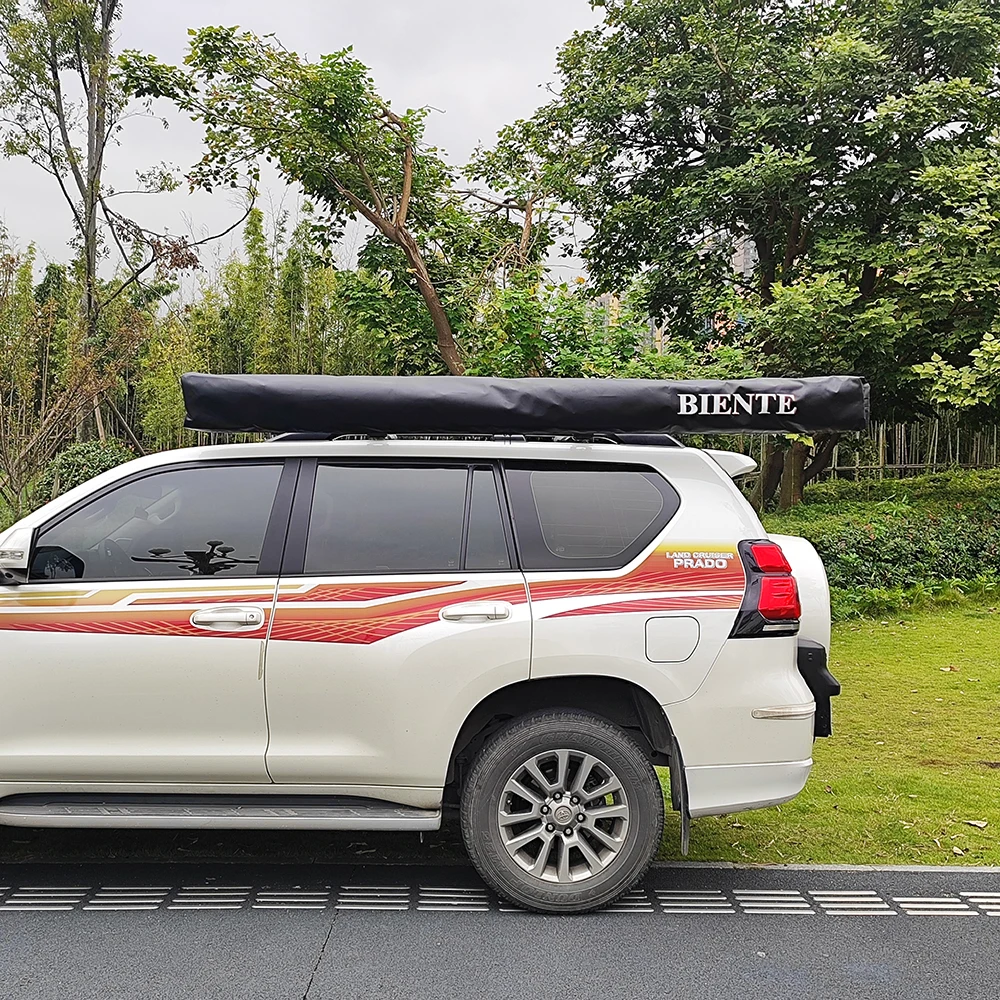 Wholesale 270 Awning Foldable Car Canopy Car Camping Tent Outdoor Side Portable Car Shade Canopy 270 Degree Awning with D hole