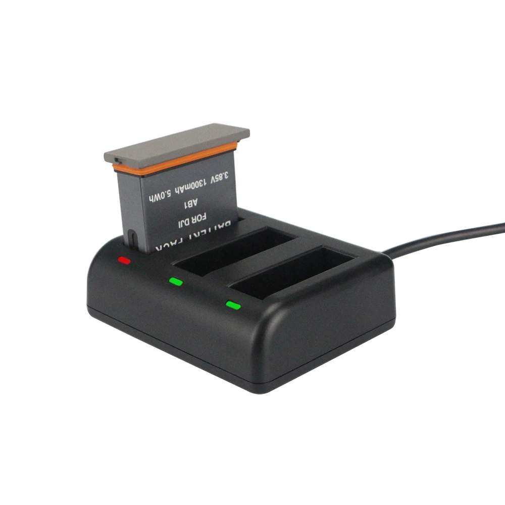 
Powertrust 3-channel charger with two batteries kits for DJI OSMO ACTION AB1 battery 