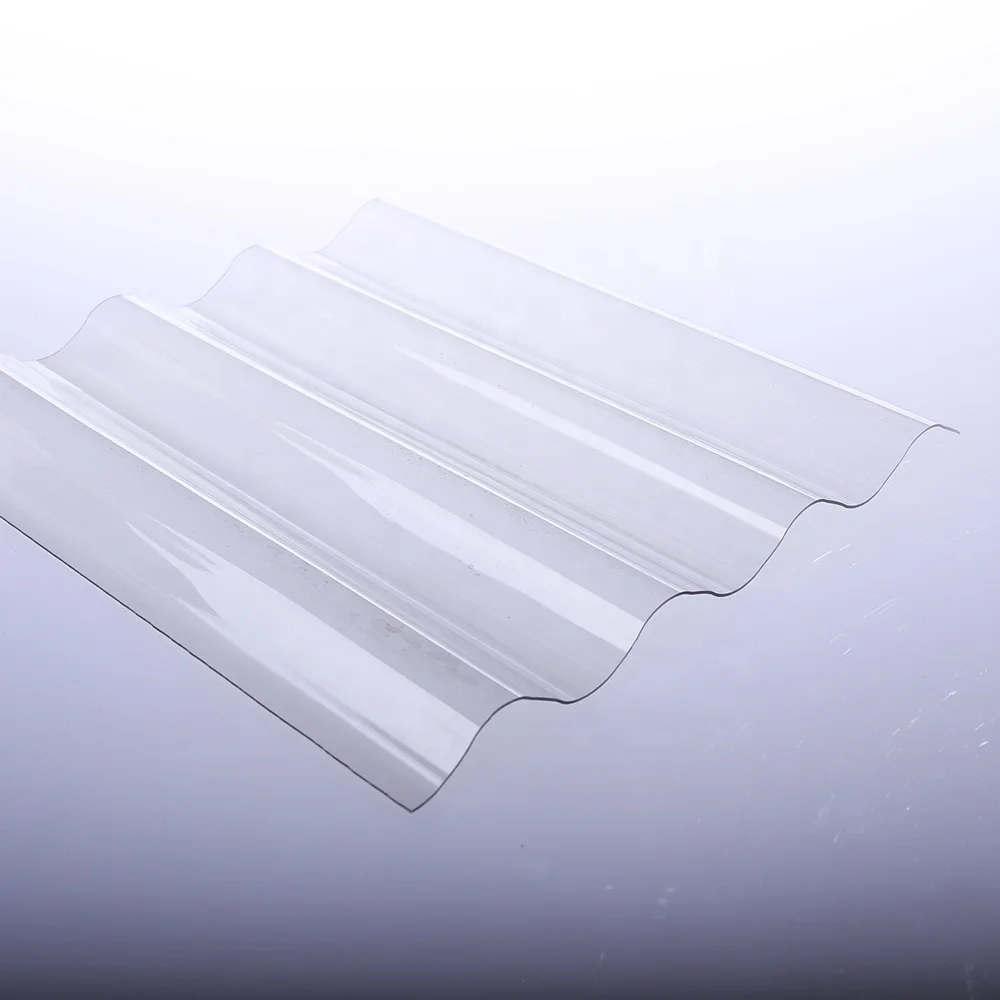 High Strengt lightweight cheap uv polycarbonate transparent corrugated sheet